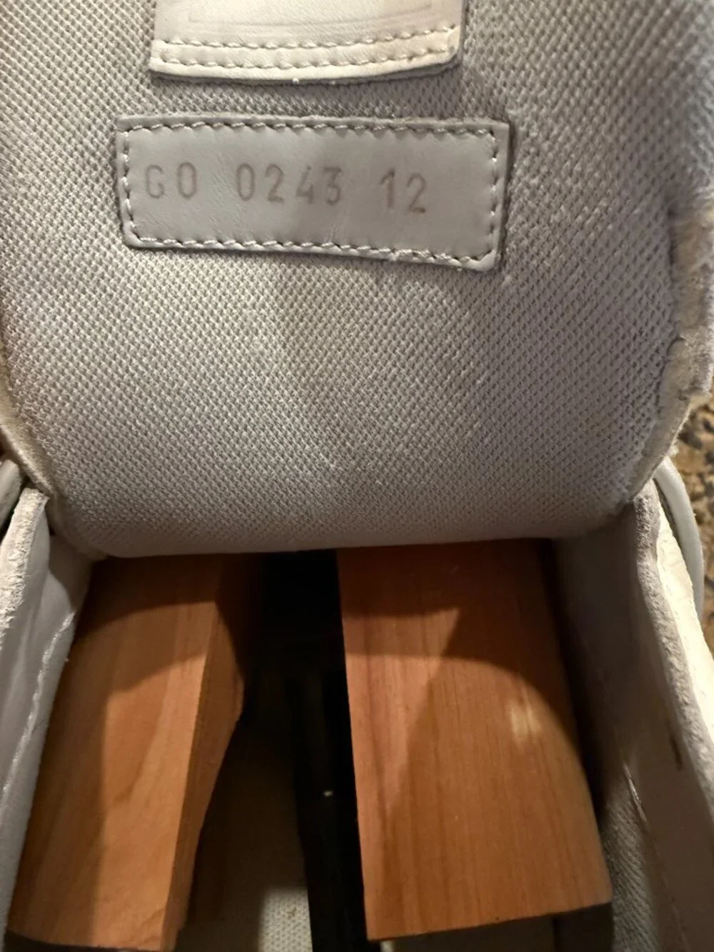 Louis Vuitton White Signature Trainers - Size 12